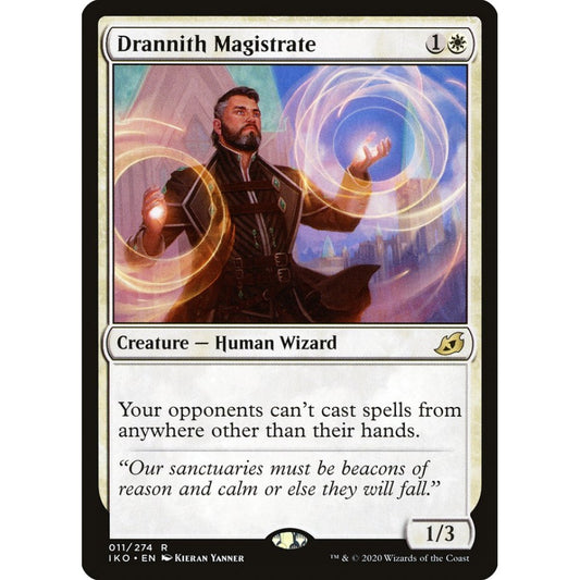 Drannith Magistrate rare 11 Magic the Gathering Ikoria: Lair of Behemoths