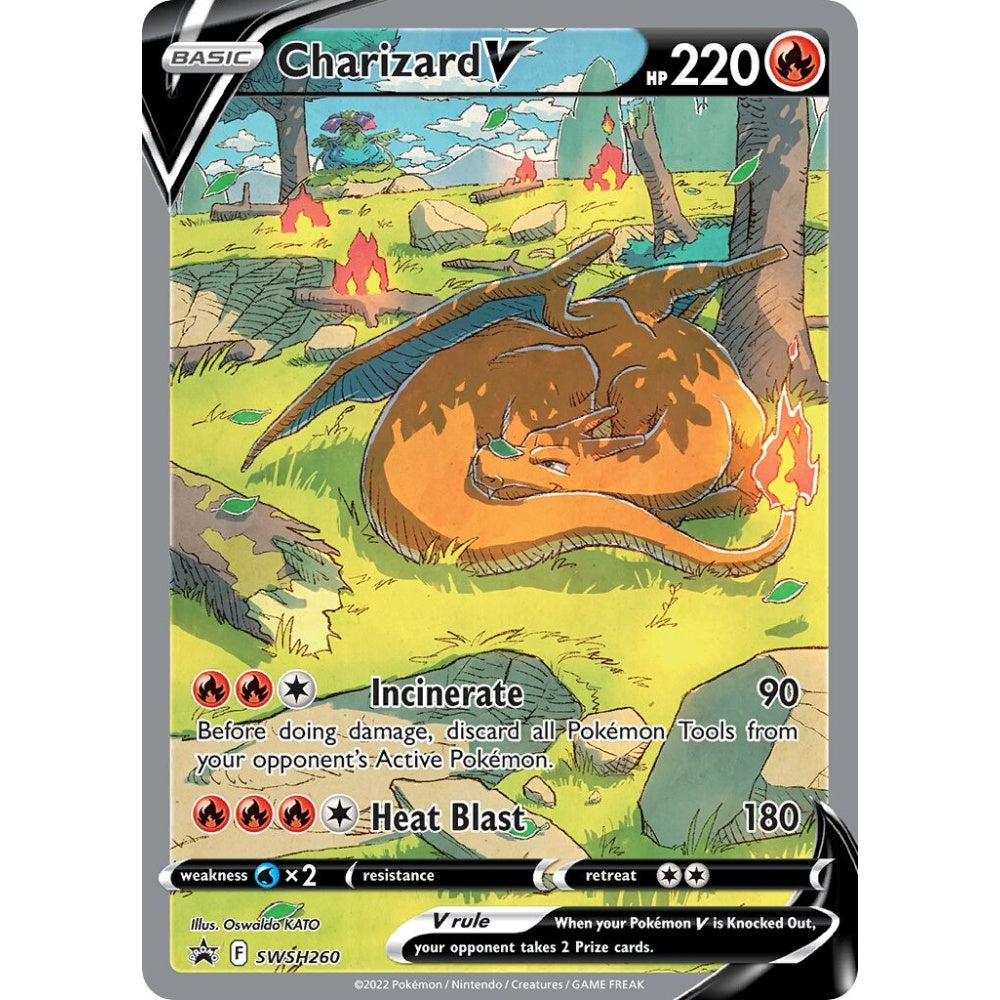 Charizard V Promo SWSH260 Pokemon Card Game Sword & Shield Promos