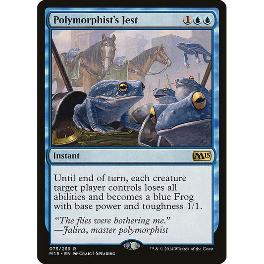 Polymorphist's Jest rare 75 Magic the Gathering Magic 2015