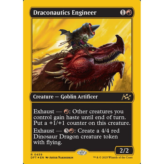 Draconautics Engineer, 459, rare, Magic: The Gathering, Aetherdrift