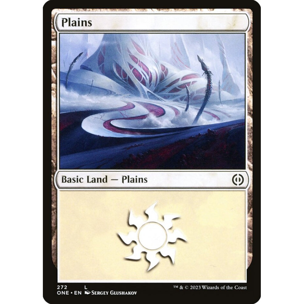 Plains, common, 272, Magic the Gathering, Phyrexia: All Will Be One