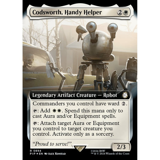 Codsworth, Handy Helper rare 894 Magic the Gathering Fallout
