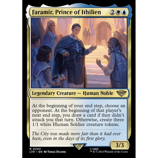 Faramir, Prince of Ithilien, rare, 202, Magic the Gathering, The Lord of the Rings: Tales of Middle-earth