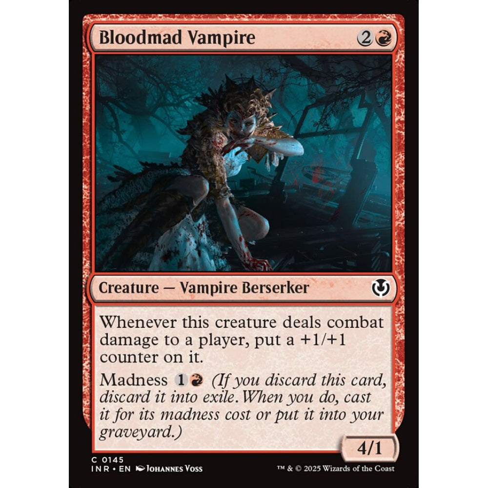 Bloodmad Vampire, 145, common, Magic: The Gathering, Innistrad Remastered