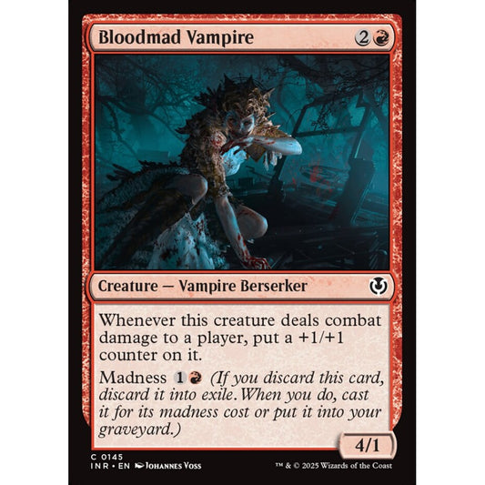 Bloodmad Vampire, 145, common, Magic: The Gathering, Innistrad Remastered