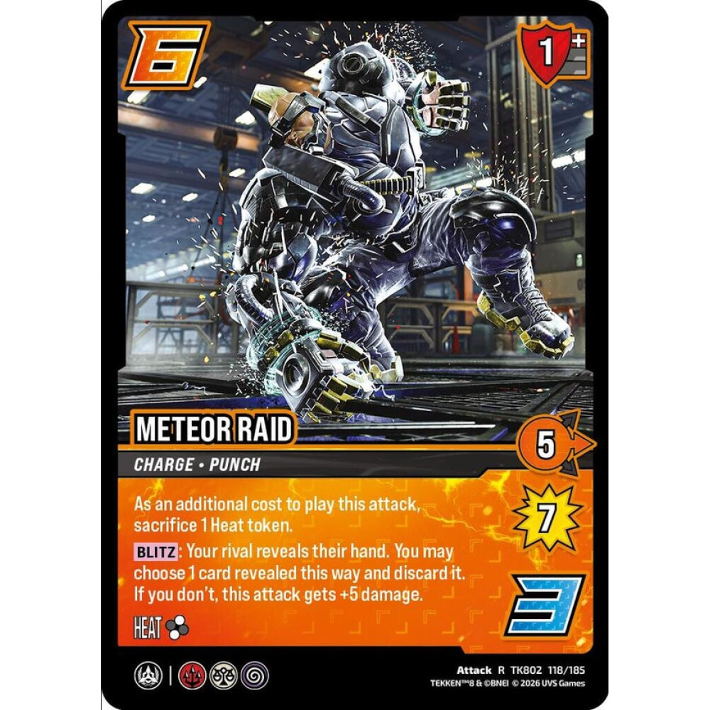 Meteor Raid 118/185 TK802 Universus Tekken 8 Attack R