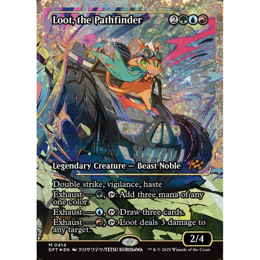 Loot, the Pathfinder, 414, mythic, Magic: The Gathering, Aetherdrift