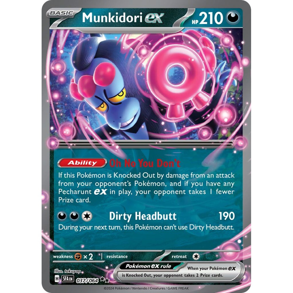 Munkidori ex Double Rare 037/064 Pokemon Card Game Shrouded Fable