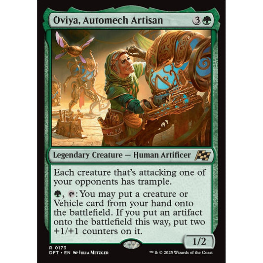 Oviya, Automech Artisan, 173, rare, Magic: The Gathering, Aetherdrift