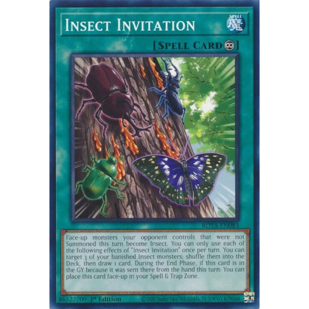 Insect Invitation ROTA-EN083 Common Yu-Gi-Oh Rage of the Abyss