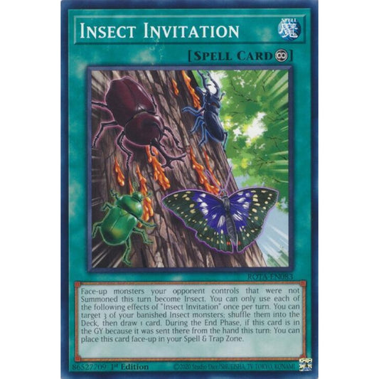 Insect Invitation ROTA-EN083 Common Yu-Gi-Oh Rage of the Abyss