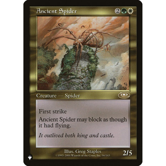 Ancient Spider rare PLS-96 Magic the Gathering The List