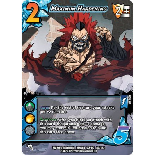 Maximum Hardening, 85/122, XR-UC, UniVersus, MHA05 Undaunted Raid