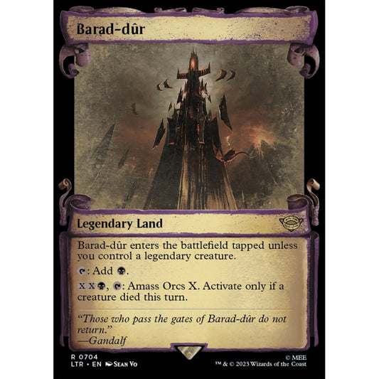 Barad-dûr, rare, 704, Magic the Gathering, The Lord of the Rings: Tales of Middle-earth