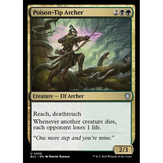Poison-Tip Archer, 256, uncommon, Magic: The Gathering, Bloomburrow