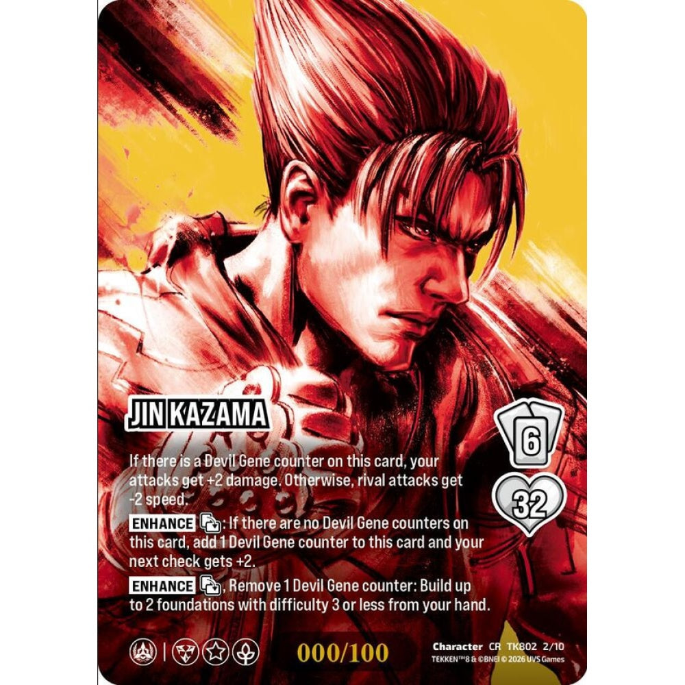Jin Kazama 2/10 TK802 Universus Tekken 8 Character CHROME