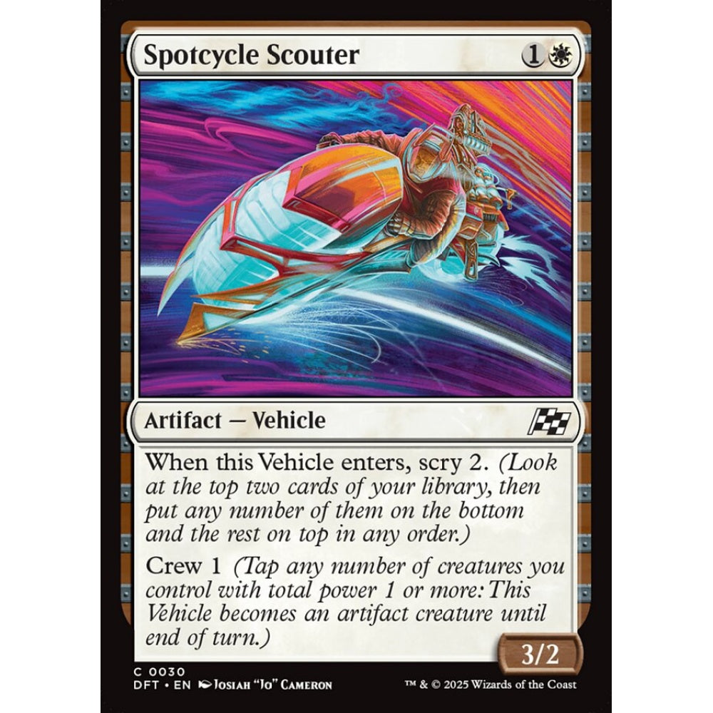 Spotcycle Scouter, 30, common, Magic: The Gathering, Aetherdrift