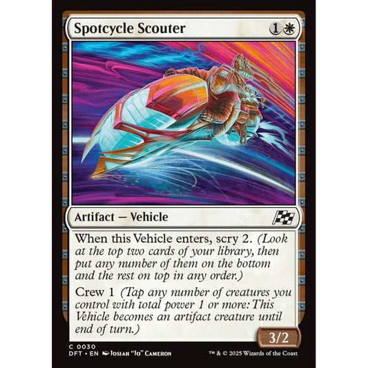 Spotcycle Scouter, 30, common, Magic: The Gathering, Aetherdrift