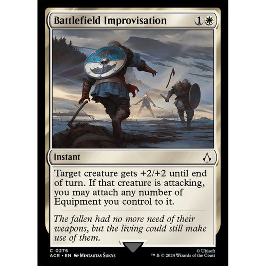 Battlefield Improvisation common 276 Magic the Gathering Assassin's Creed