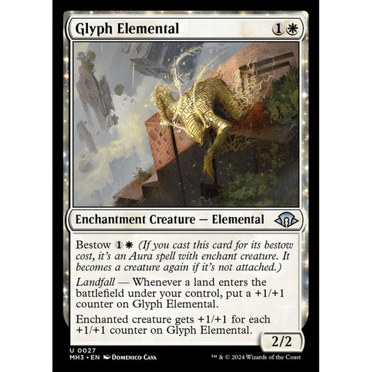 Glyph Elemental, 27, uncommon, Magic: The Gathering, Modern Horizons 3