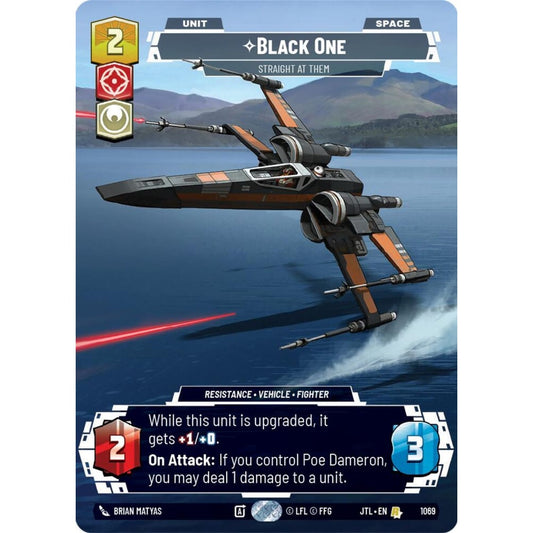 Black One, R, JTL 1069) Prestige Foil, Star Wars Unlimited