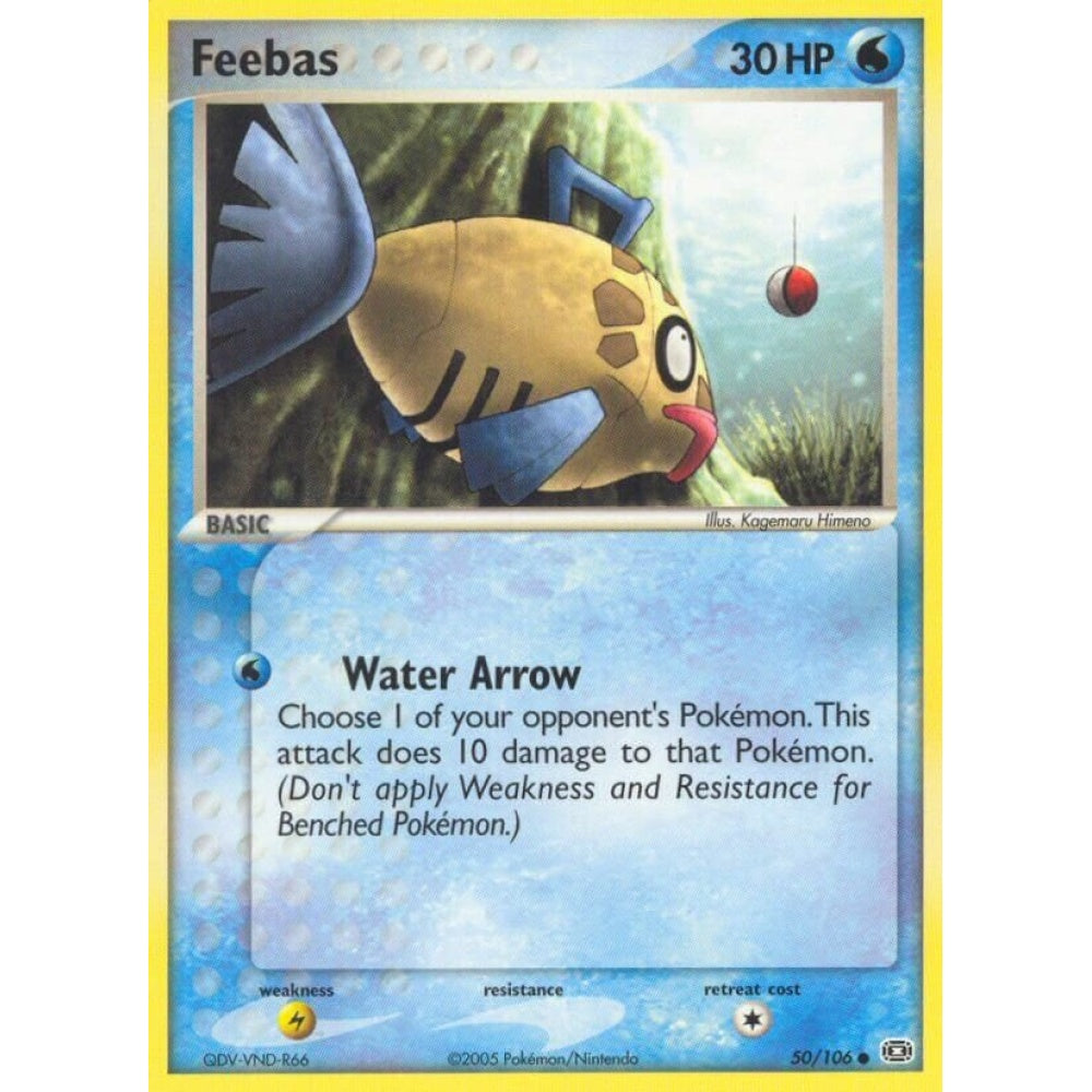Feebas Common 50/106 Pokemon Card Game EX Emerald