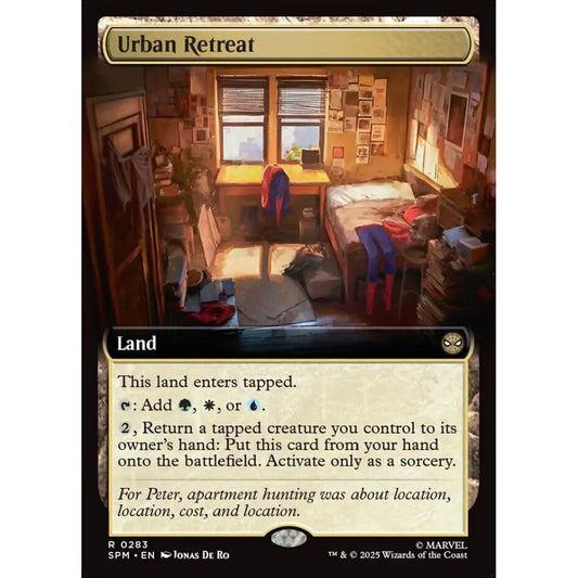 Urban Retreat rare 283 Magic the Gathering Marvel's Spider-Man