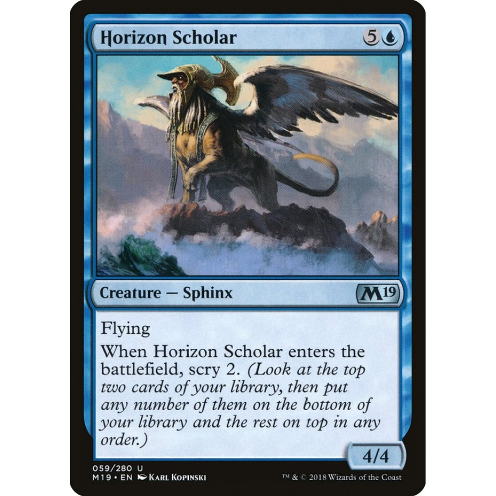 Horizon Scholar uncommon 59 Magic the Gathering Core Set 2019
