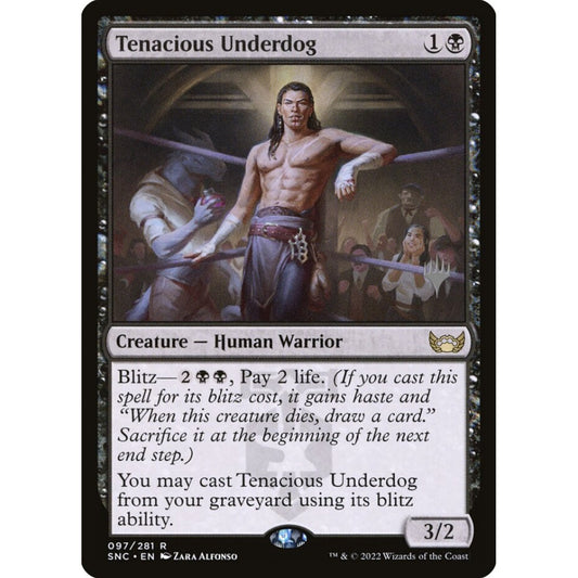 Tenacious Underdog rare 97p Magic the Gathering Streets of New Capenna Promos