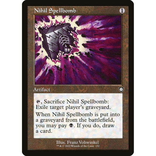 Nihil Spellbomb common 152 Magic the Gathering The Brothers' War Commander
