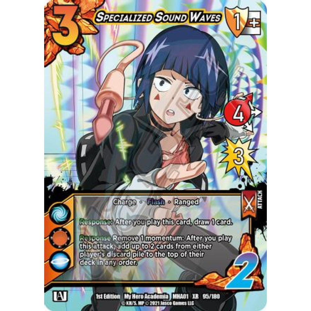 Specialized Sound Waves, 95/180, XR, UniVersus, MHA01 My Hero Academia