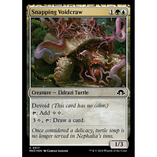 Snapping Voidcraw, 517, common, Magic: The Gathering, Modern Horizons 3
