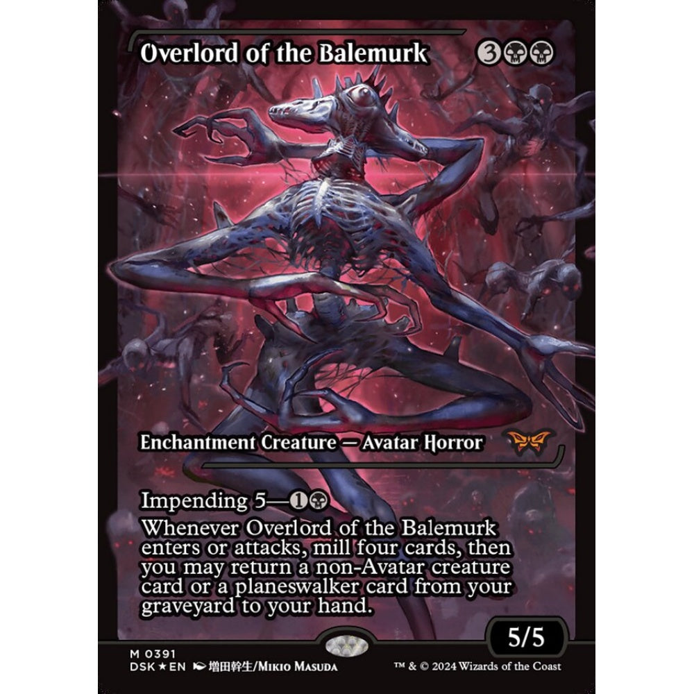 Overlord of the Balemurk, 391, mythic, Magic: The Gathering, Duskmourn: House of Horror