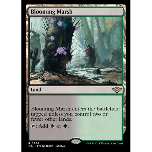 Blooming Marsh, 266, rare, Magic: The Gathering, Outlaws of Thunder Junction
