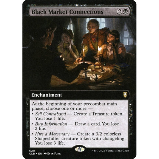Black Market Connections rare 620 Magic the Gathering Commander Legends: Battle for Baldur's Gate