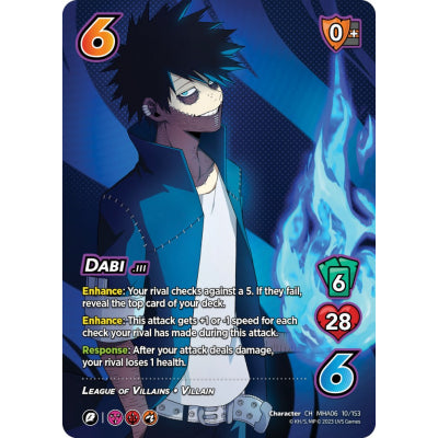 Dabi, 10/153, CH, UniVersus, MHA06 Jet Burn