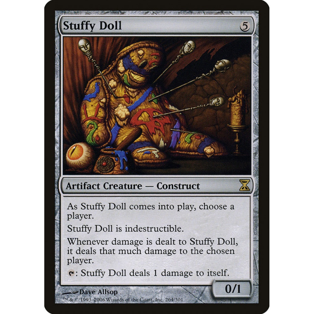Stuffy Doll rare 264 Magic the Gathering Time Spiral