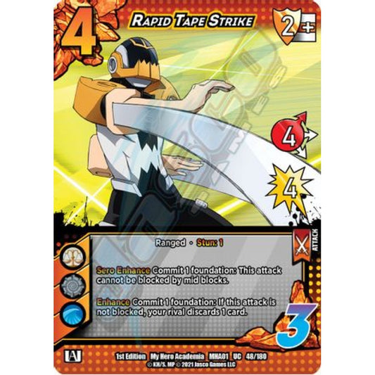 Rapid Tape Strike, 48/180, UC, UniVersus, MHA01 My Hero Academia