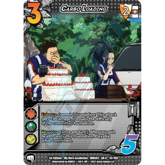 Carbo Loading, 76/108, XR-C, UniVersus, MHA03 Heroes Clash