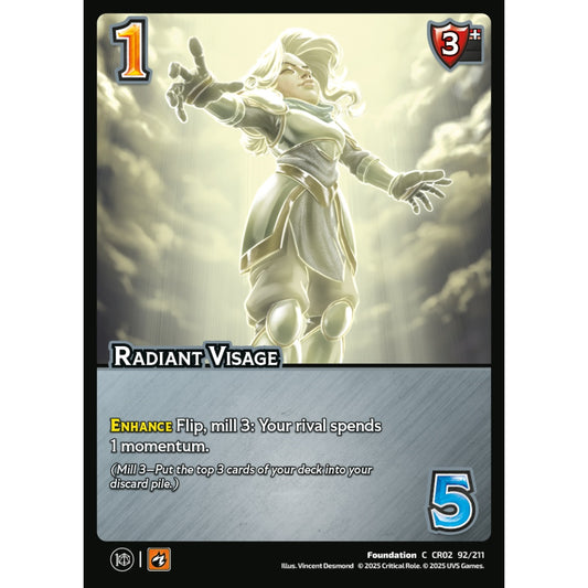 Radiant Visage, 92/211, CR02, Universus, Critical Role: Heroes Of Exandria, Foundation, C