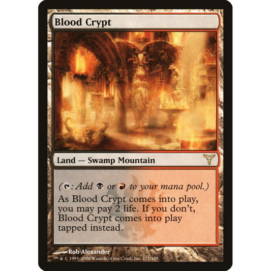 Blood Crypt rare 171 Magic the Gathering Dissension