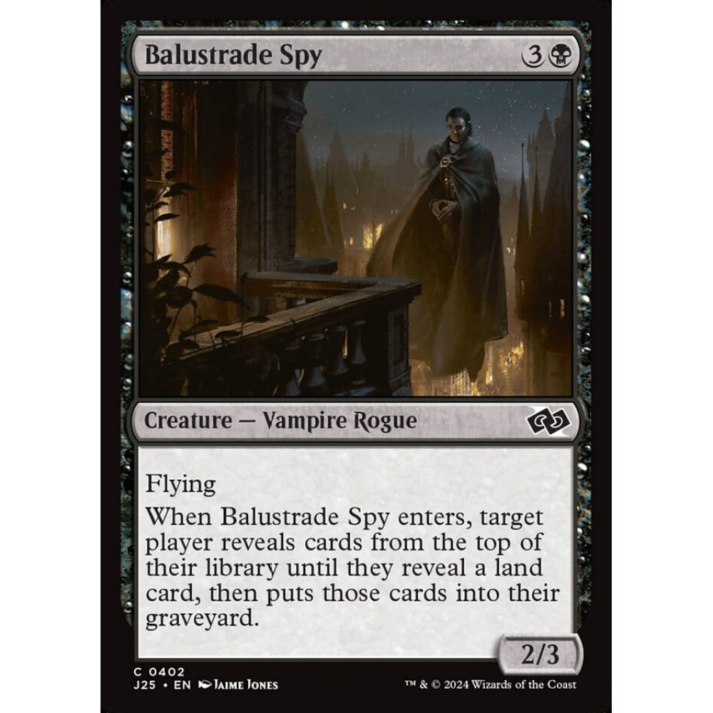 Balustrade Spy, 402, common, Magic: The Gathering, Foundations Jumpstart
