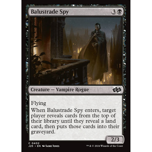 Balustrade Spy, 402, common, Magic: The Gathering, Foundations Jumpstart