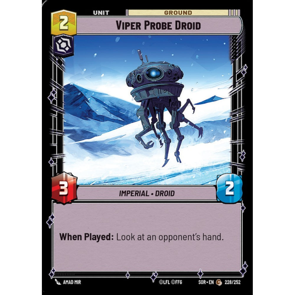 Viper Probe Droid, 228, C, Star Wars Unlimited, Sparks Of Rebellion