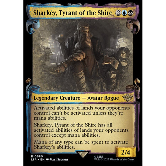 Sharkey, Tyrant of the Shire, rare, 680, Magic the Gathering, The Lord of the Rings: Tales of Middle-earth