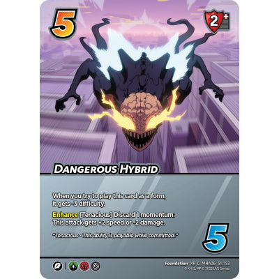 Dangerous Hybrid, 51/153, XR-C, UniVersus, MHA06 Jet Burn