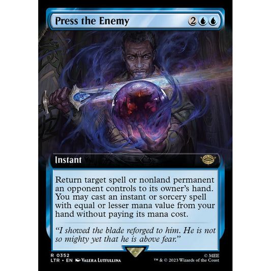 Press the Enemy, rare, 352, Magic the Gathering, The Lord of the Rings: Tales of Middle-earth