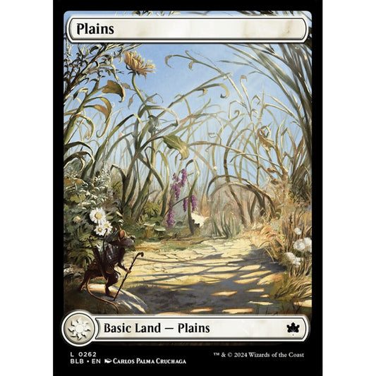 Plains, 262, common, Magic: The Gathering, Bloomburrow