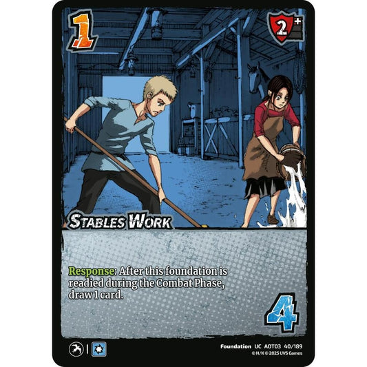 Stables Work 40/189 AOT03 Universus Attack on Titan: Apocalypse Foundation UC