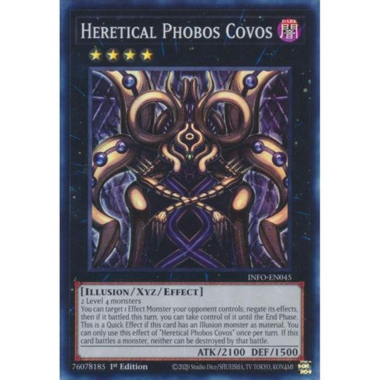 Heretical Phobos Covos INFO-EN045 Super Yu-Gi-Oh The Infinite Forbidden